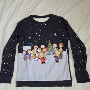 Peanuts Holiday Sweatshirt - Navy. Brand New Never Worn, Without Tags